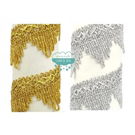 Pasamanería metalizada -  Serie Mumbai