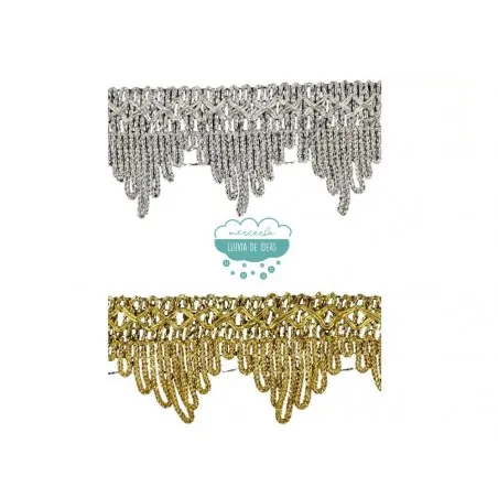 Pasamanería metalizada -  Serie Mumbai