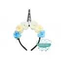 Diadema unicornio con flores Mercería Lluvia de Ideas