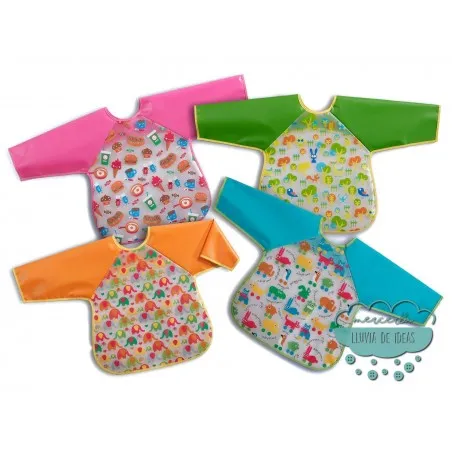 Babero impermeable con mangas