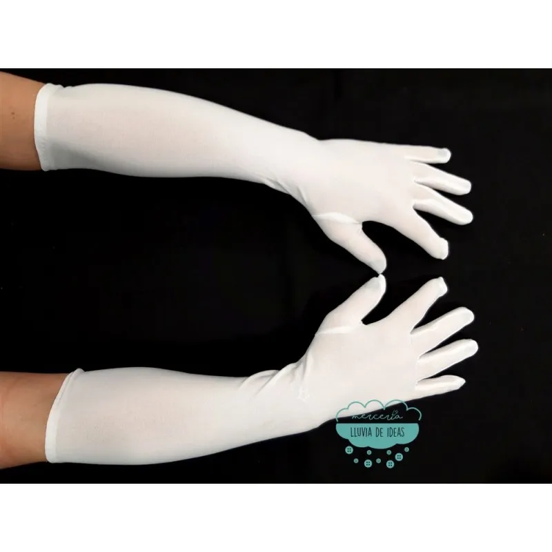 Guantes largos de adulto - Colores lisos