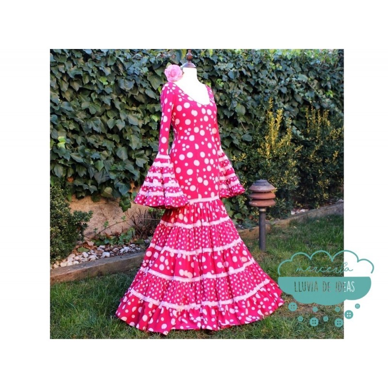 Patrones de mujer - Vestido de flamenca