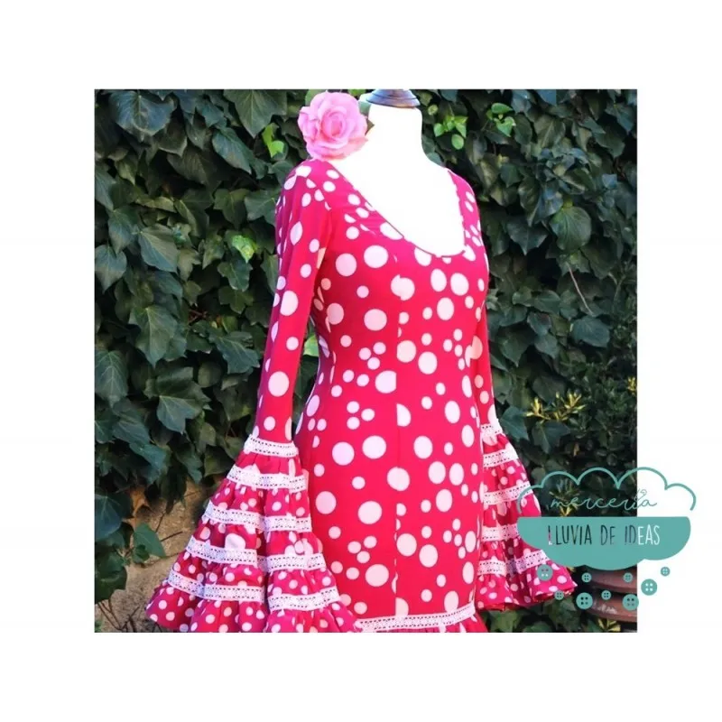 Patrones de mujer - Vestido de flamenca canastero