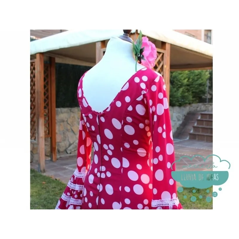 Patrones de mujer - Vestido de flamenca canastero