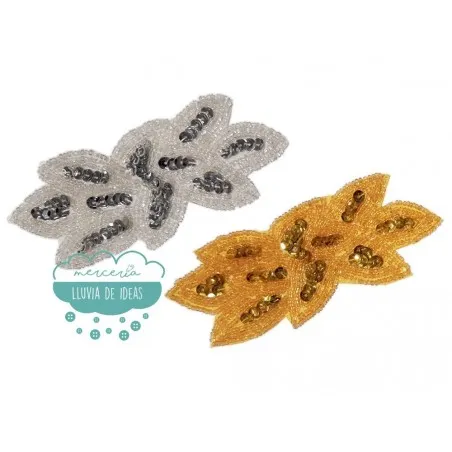 Aplicación de lentejuela y rocalla - Serie Ana