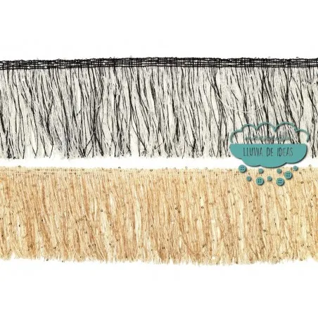 Fleco de rayón con lentejuelas - Serie Elena