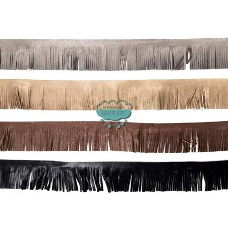 Fleco imipiel doble cara 5 cm. - Colores metalizados