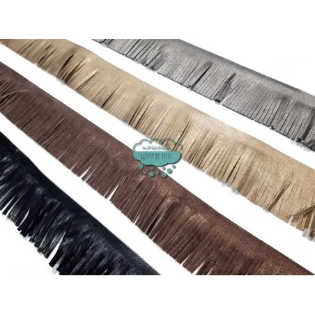 Fleco imipiel doble cara 5 cm. - Colores metalizados