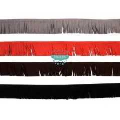 Fleco de antelina gruesa 5 cm. - Colores lisos