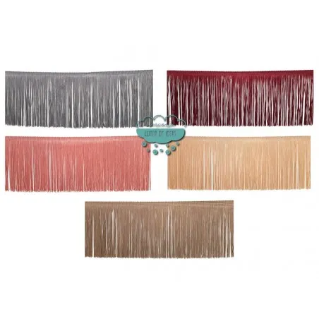 Fleco de cuquillo liso 15 cm. - Varios colores