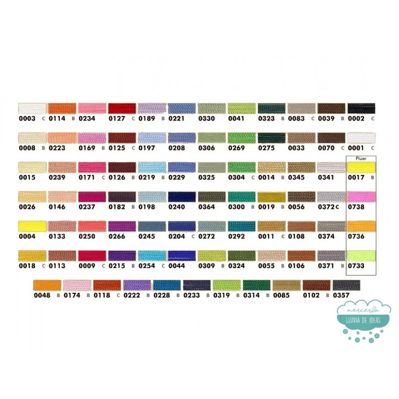 Fleco de cuquillo liso 10 cm. - Varios colores