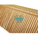Fleco de cuquillo liso enrejado 15 cm. + 3 cm. - Varios colores
