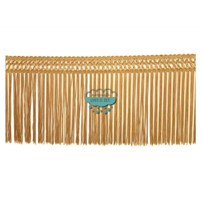 Fleco de cuquillo liso enrejado 15 cm. + 3 cm. - Varios colores