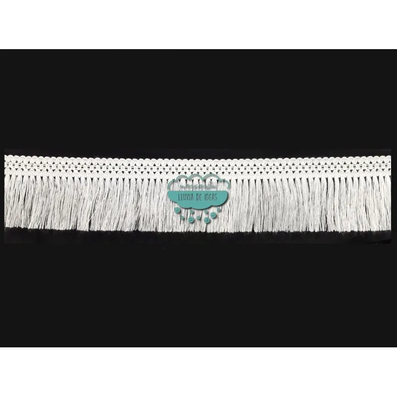 Fleco acrílico enrejado 7 cm. - Varios colores