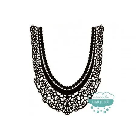 Cuellos de antelina troquelada - Serie Covandonga