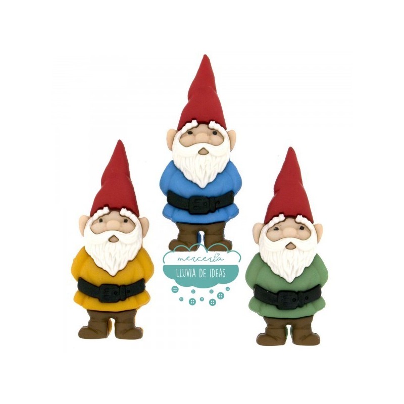 Botones decorativos - Gnomos - Dress It Up