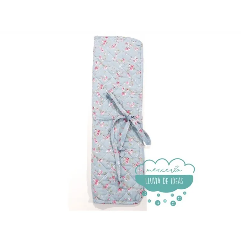 Funda de tela para agujas de tricotar