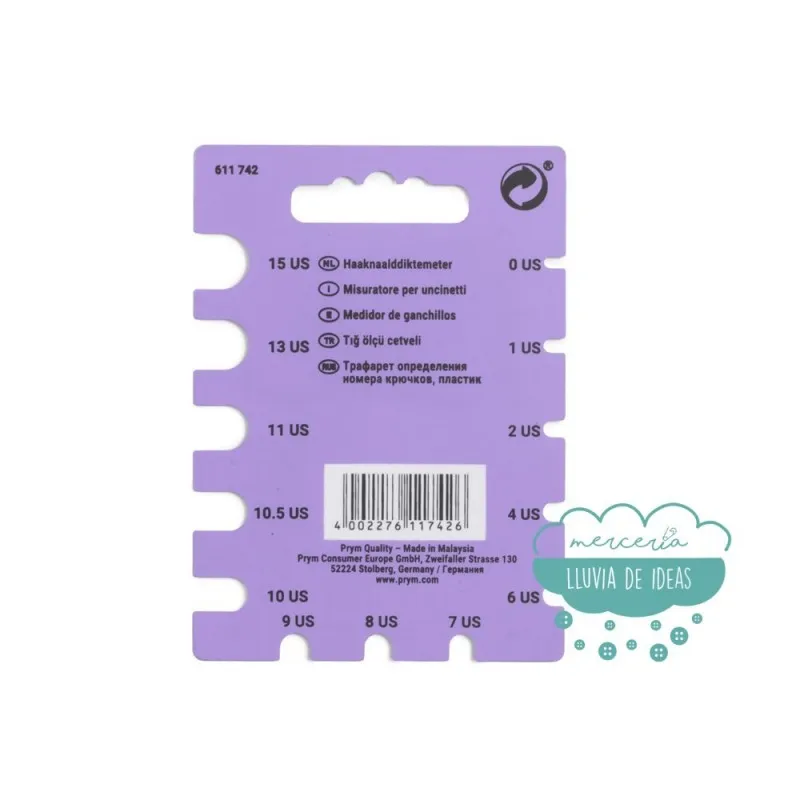 Calibrador de agujas de ganchillo - Prym Prym