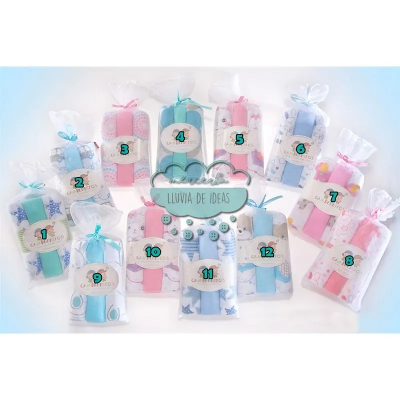 Muselinas - Pack 3 unidades - Surtido número 1