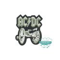 Parche Bordado Termoadhesivo - AC/DC Cañón