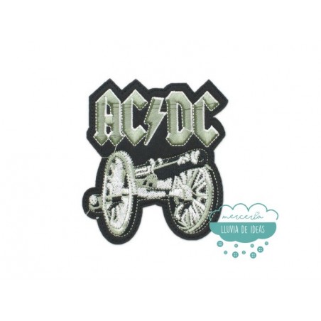 Parche bordado termoadhesivo - AC/DC Cañón