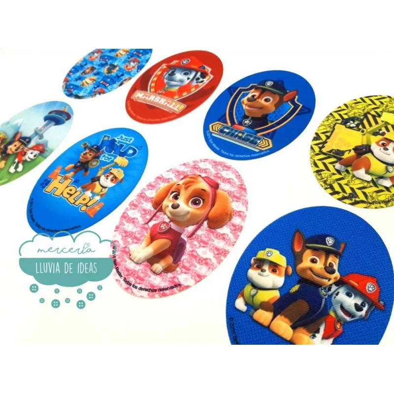 Coderas / Rodilleras termoadhesivas estampadas - Patrulla Canina