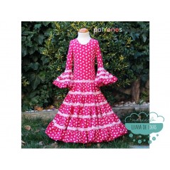Patrones infantiles - Vestido de flamenca canastero para niña