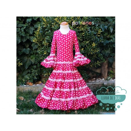 infantiles - Vestido flamenca canastero para - AGOTADO TEMPORALMENTE