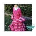Patrones infantiles - Vestido de flamenca canastero para niña