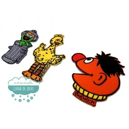 Parches bordados para ropa 🌧️Mercería Lluvia de Ideas