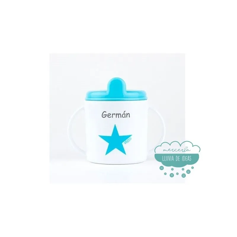 Taza antigoteo personalizada con asas Mercería Lluvia de Ideas