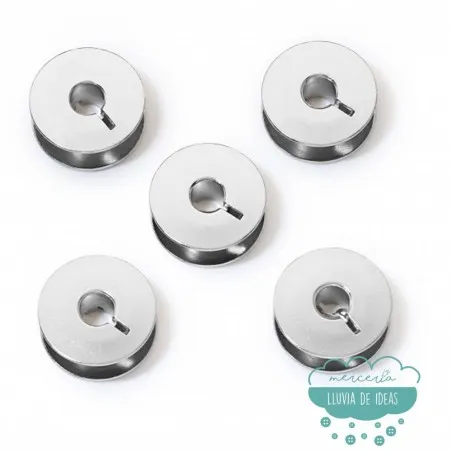 Canillas metálicas garfio rotativo pequeño para máquinas de coser - Prym