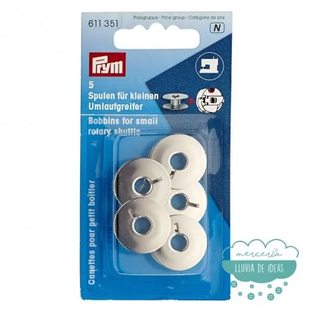 Canillas metálicas garfio rotativo pequeño para máquinas de coser - Prym