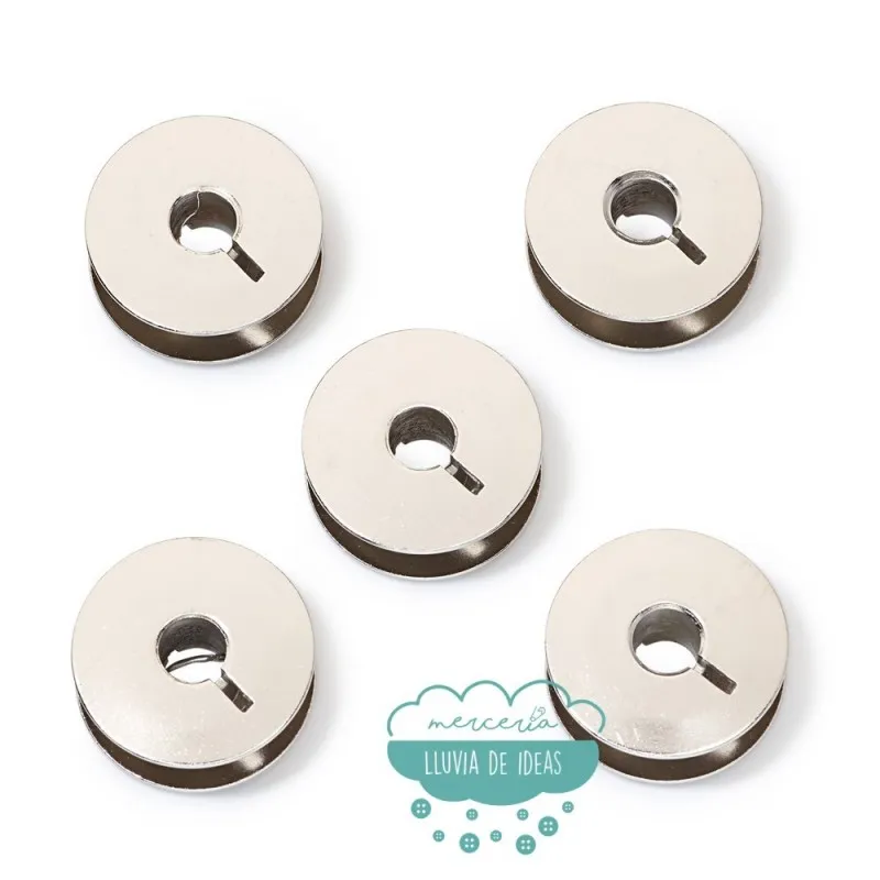 Canillas metálicas garfio rotativo doble para máquinas de coser - Prym Mercería Lluvia de Ideas