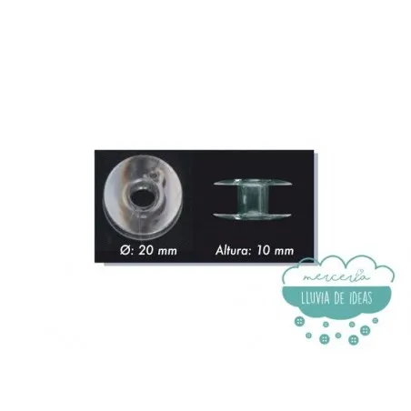 Canillas de plástico para garfio Apollo para máquinas de coser