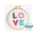 Kit de bordado DMC - Love Mercería Lluvia de Ideas