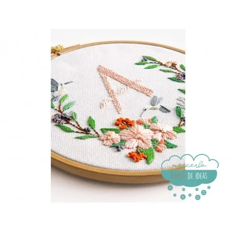 Kit de bordado DMC - Corona de flores