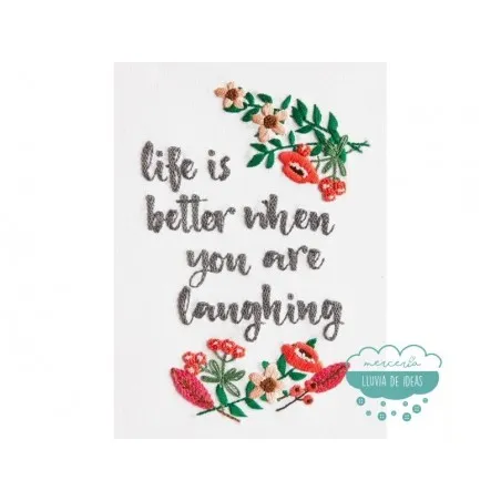 Kit de bordado DMC - Buenas vibraciones