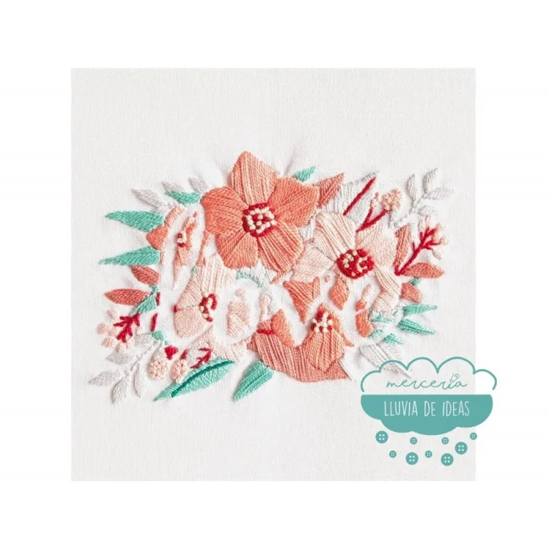 Kit de bordado DMC - Flores del amor