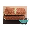 Plastic Canvas - Patrón de clutch o bolso - AGOTADO TEMPORALMENTE Mercería Lluvia de Ideas