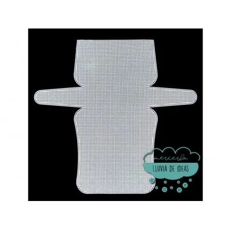 Plastic Canvas para clutch o bolso de mano ☁ Mercería Lluvia de Ideas ☁