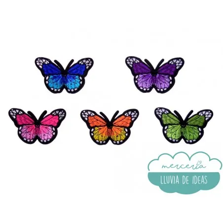 Parches bordados termoadhesivos - Mariposas