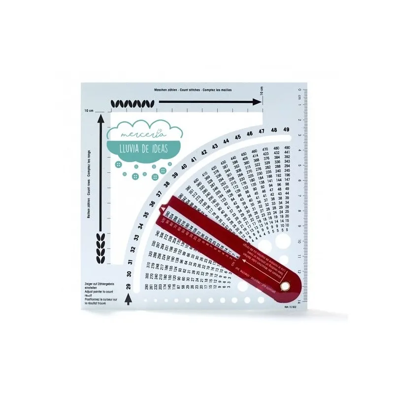 Disco Calculador Para Tejer Con Marco Contador Y Calibrador - Prym