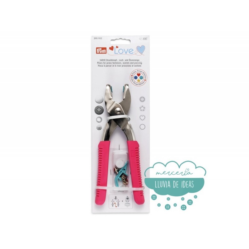 Tenaza para remachar / perforar - Prym Love Colección Pink - AGOTADO TEMPORALMENTE Tenaza para remachar / perforar - Prym Love Colección Pink - AGOTADO TEMPORALMENTE