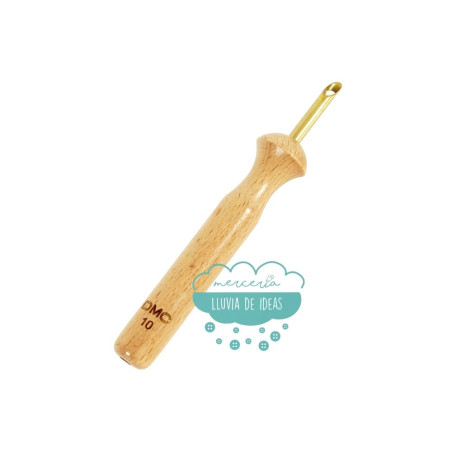 Punzón de madera (punch needle) + aguja de lana - DMC