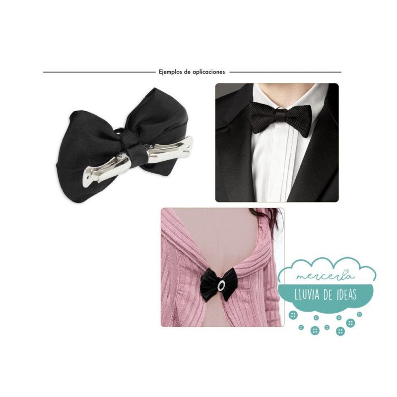 Pinza clip de acero para pajarita