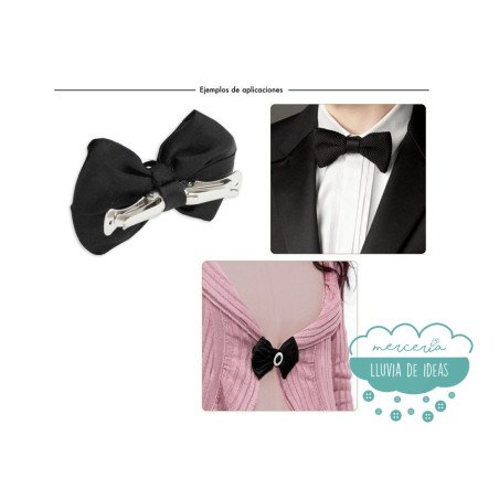 Pinza clip de acero para pajarita