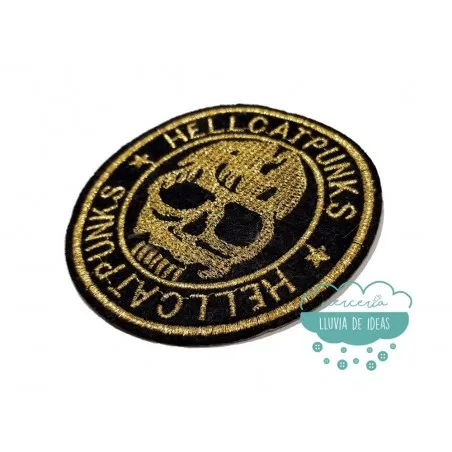Parche Bordado Termoadhesivo - Serie Hellcatpunks