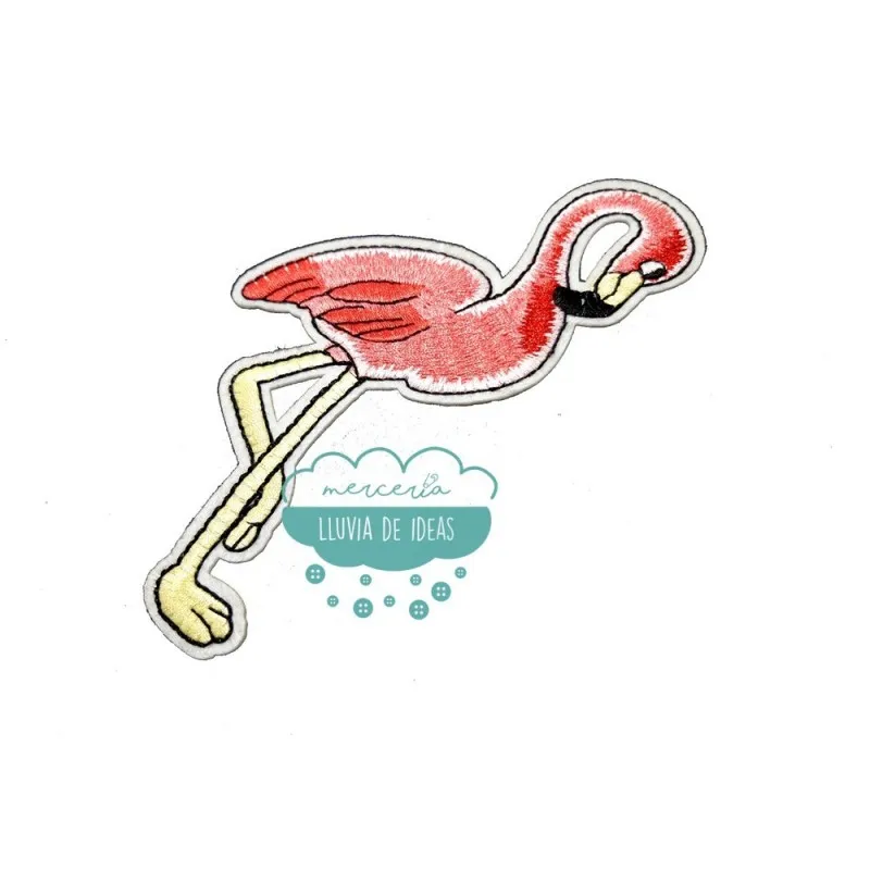 Parche Bordado Termoadhesivo - Serie Flamenco Ibiza