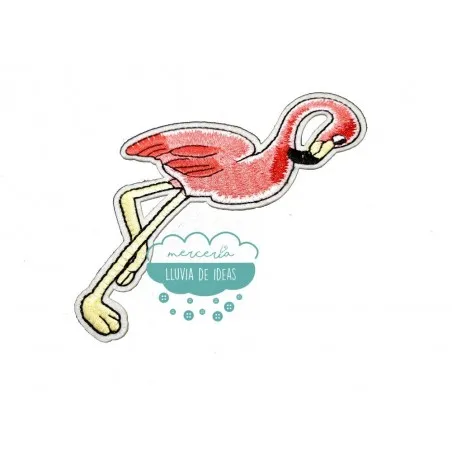 Parche Bordado Termoadhesivo - Serie Flamenco Ibiza